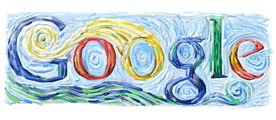 Google fête l'anniversaire de Vincent Van Gogh - 30 mars 2005